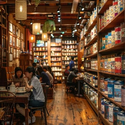 Cozy bookstore cafe: Customers sit and enjoy beverages in a #cozy bookstore cafe lined with #wooden #shelves stocked with #products. #reading #coffeetime #aesthetic ⬇️ Download and 📝 Prompt 👉 https://stockcake.com/i/cozy-bookstore-cafe_1117765_477352 Book Store Cafe Aesthetic, Cafe Owner Aesthetic, Bookstore Cafe Aesthetic, Cozy Bookstore Aesthetic, Japanese Bookstore, Cozy Bookstore, Bookstore Owner, Cozy City, Bookstore Aesthetic