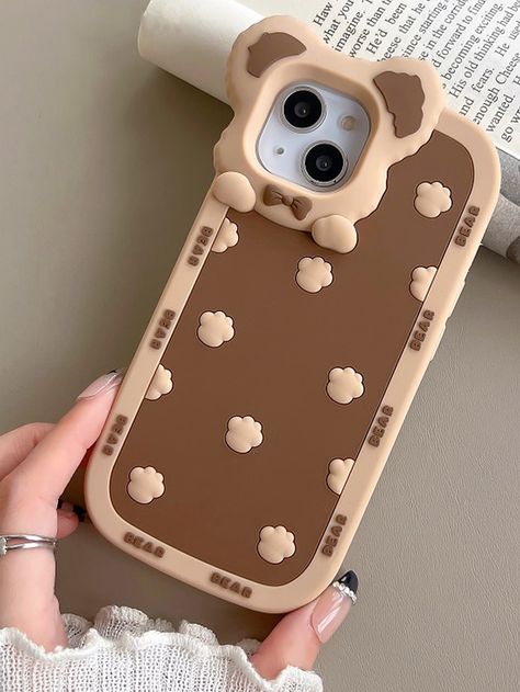 Cute Silicone Iphone Cases, Aesthetic Casing Iphone, Cute Iphone Phone Cases, I Phone 13 Cases, Cute Iphone 13 Cases, Cute Iphone 11 Cases, Iphone Phone Cases Aesthetic, Brown Phone Case, Iphone 11 Phone Cases