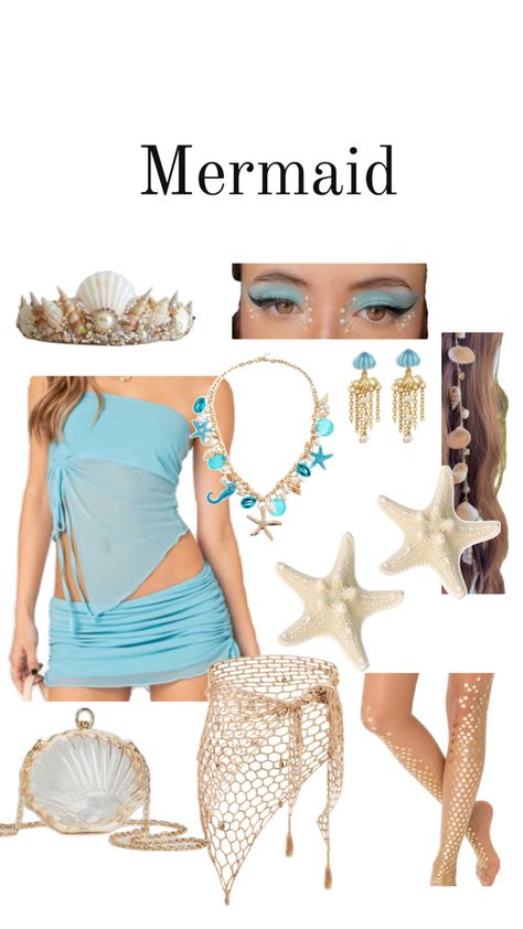 #mermaidcostume #mermaid #halloween #halloweencostumeideas #collegecostume Mermaid Halloween Outfit, College Costumes, Mermaid Halloween Costumes, Cute Group Halloween Costumes, Classy Halloween Costumes, Hot Halloween Outfits, Pretty Halloween Costumes, Mermaid Halloween, Trendy Halloween Costumes