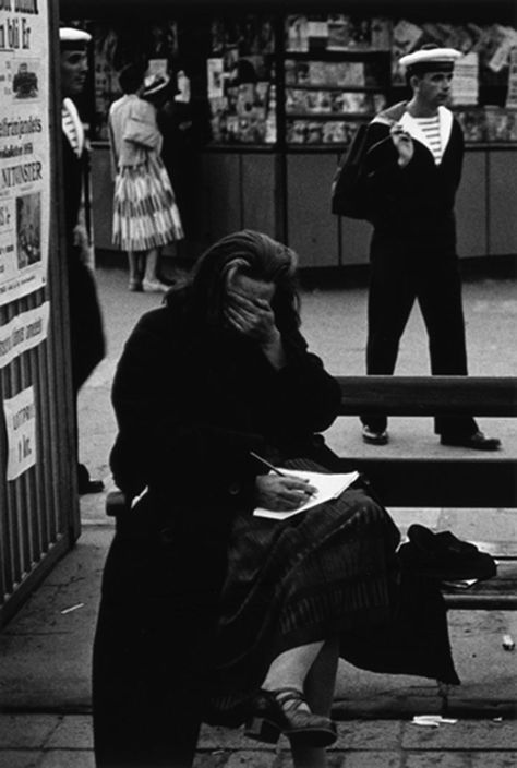 Stockholm, A Man, A Woman, Black And White, Photography, White, Black