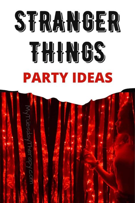 Stranger Things Party Ideas. Cool decorations. Easy DIY decorations. Fun invitations. Everything you need for hosting an awesome Stranger Things Party. Stranger Things Table Centerpieces, Stranger Things Games Ideas, Stranger Things Waffle Bar, Stranger Things Diy Decor, Stranger Things Theme Party Decorations, Stranger Things Birthday Party Games, Stranger Things Birthday Theme, Stranger Things Games For Party, Stranger Things Centerpiece Ideas