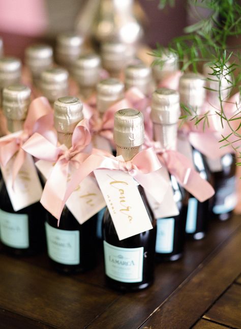 foxhall resort wedding - escort cards tied to bottles of prosecco Bridal Shower Prosecco Favors, Prosecco Bridal Shower Favor, Petals And Prosecco Bridal Shower Favors, Prosecco Party Favors, Mini Prosecco Bottles Gift, Mini Prosecco Bottles Party Favors, Pedals And Prosecco Bridal, Bridal Shower Gifts For Guests, Prosecco Wedding