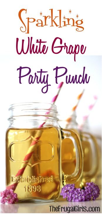 Strawberry Lemonade Punch, Lemonade Punch Recipe, Party Punch Recipe, Sparkling Punch, White Grape Juice, Sparkling Grape Juice, Lemonade Punch, Party Punch Recipes, Alcoholic Punch