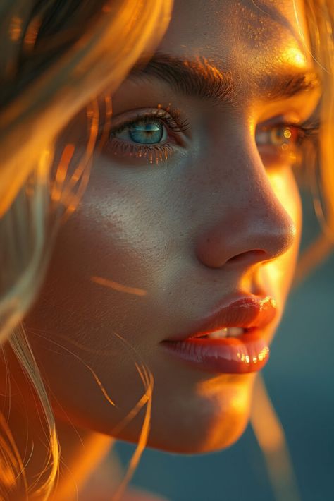 Discover and download free images Golden Hour Glow: A #Portrait of Serenity https://aifusionart.com/golden-hour-glow-a-portrait-of-serenity/?utm_source=facebook&utm_medium=social&utm_campaign=ReviveOldPost Up Close Face Reference, Cute Portrait Photography, Beauty Portrait Poses, Portrait Golden Hour, Candid Portrait Photography, Light Source Reference, Drawing On Photographs, Portrait Reference Photos, Glowing Up