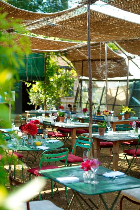 Petersham Nurseries, Outdoor Restaurant Design, Chelsea Garden, Marble Columns, Desain Lanskap, Outdoor Cafe, Garden Cafe, Outdoor Restaurant, London Restaurants