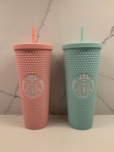 Skeleton Logo, Bling Cups, Upland California, Starbucks Cup Design, Starbucks Tumbler Cup, Bday List, Studded Tumbler, Disney Cups, Disney Starbucks