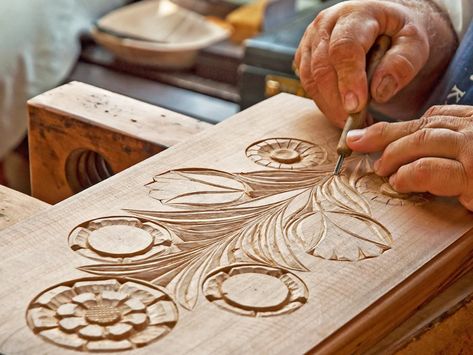 Wood carving faces