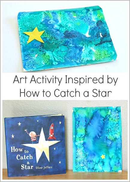 Art Activity to Go with the Story How to Catch a Star by Oliver Jeffers~ Buggy and Buddy Kindergarten Book Club Ideas, Australia Crafts, Oliver Jeffers, Art Projects For Kids, Art Activity, Preschool Books, Kindergarten Art, Art Activities For Kids, 수채화 그림