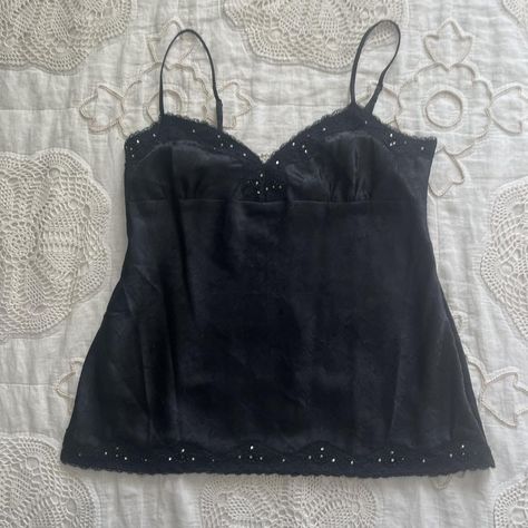 Black velvet cami with sequins

No... - Depop Velvet Cami, No Boundaries, Black Velvet, Boundaries, Velvet, Black