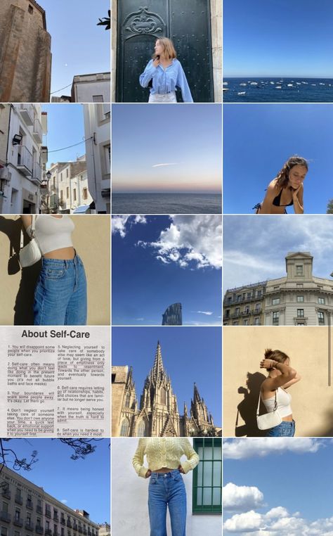 Blue And Green Instagram Feed, Blue Aesthetic Instagram Feed, Blue Instagram Feed, Blue Feeds, Ig Feed Ideas, Best Instagram Feeds, Blue Instagram, Blue Sky Studios, Instagram Feed Planner