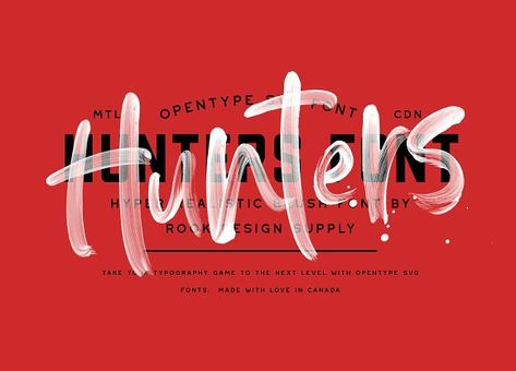 Hunters Opentype SVG Font - SALE! by Greg Nicholls on @creativemarket Creative Typeface, Fonts Signature, Font Sets, Branding Feminine, Tattoo Script Fonts, Hunter Logo, Fonts Script, Fonts Calligraphy, Tattoo Schrift