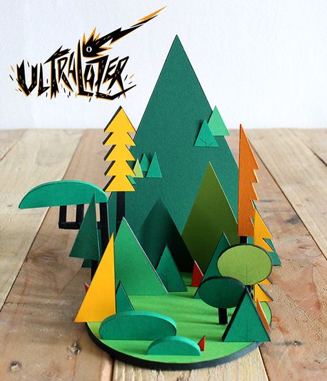 Ultralazer #1 on Behance Art Geek, Paper Cutout Art, 3d Paper Art, Paper Illustration, Brown Paper Bag, Geek Art, Paper Artwork, Paper Cut Art, Geek Culture