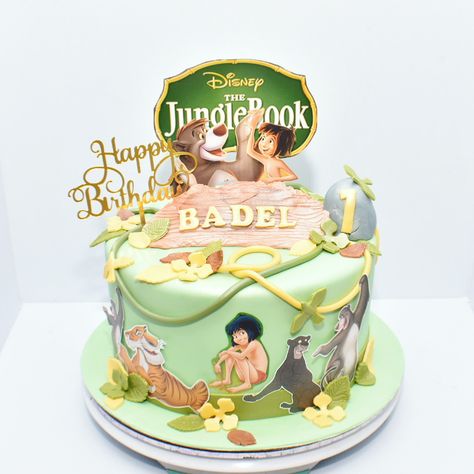 #SegundosCake Jungle Book Cake, Book Cake, Disney Cakes, Palau, Cake Decorating, Pastry, Cake, Disney