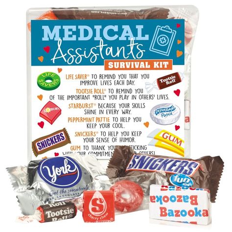 Medical Assistant Week, Certified Medical Assistant, Tootsie Roll, Peppermint Patties, Staff Appreciation, Nurse Appreciation, Work Gifts, Medical Assistant, Fun Sized