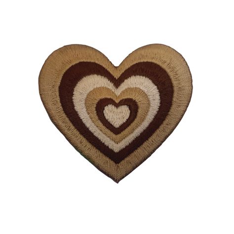 You guys!! Patches are our new favorite obsession.🙌Like, look how cute this is and it's so perfect for giving your old stuff new lifeeeee! Show off the most adorable Y2K Heart🤎 aesthetic on the back pockets of your jeans, your favorite beanie or trucker hat, backpack, tote bag, literally anywhere on a denim jacket, the list goes onnnn! BTW it's actually the easiest ever to apply with any regular iron! You're welcome.😉 Details: 2.5" High quality embroidery with iron-on backing (can also be sti Patches Iron On, Y2k Patches, Backpack Embroidery, Y2k Heart, Heart Aesthetic, Backpack Tote, Brown Jeans, Old Stuff, Sticker Patches