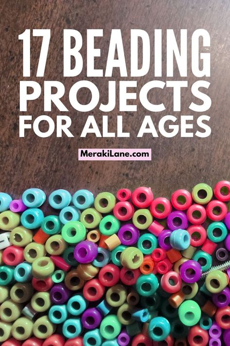 17 Enjoyable & Inventive Beading Crafts for Youngsters Of All Ages- #Ages #Beading #Crafts #Creative #Fun #Kids Check more at https://howcandothis.com/diyideas/17-enjoyable-inventive-beading-crafts-for-youngsters-of-all-ages/ Jewelry Making For Kindergarten, Plastic Beads Ideas, Glass Beading Ideas, Beading Crafts For Kids, Easy Crafts With Beads, Craft Beads Ideas, What To Do With Beads Diy, Beading Activities For Preschoolers, Crafts With Glass Beads