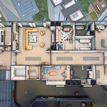 HUGE FAMILY APARTMENT 💛 | Aveline's Patreon sur Patreon 1010 Alto Apartments Sims 4 Floor Plan, Sims 4 1020 Alto Apartment, Family Apartment Sims 4, Big Apartment Floor Plan, 1010 Alto Apartments Sims 4 Layout, Alto Apartments Sims 4, The Sims 4 Apartment Floor Plans, Sims 4 Apartment Patreon, 1020 Alto Apartments Sims 4