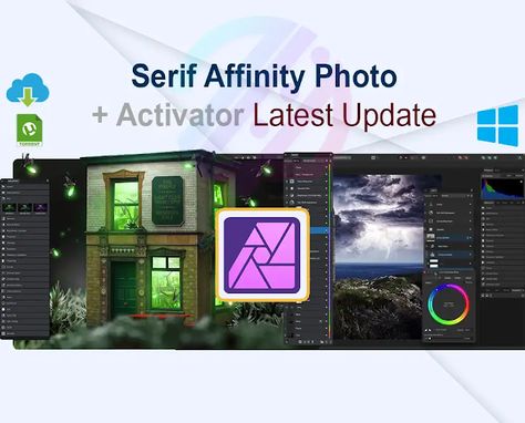 Serif Affinity Photo 2.5.5.2636 + Activator Zukét Création Internet Network, Affinity Photo, Windows Server, Data Recovery, Photo Editing Software, Editing Software, Video Maker, Save Image, Free Stuff