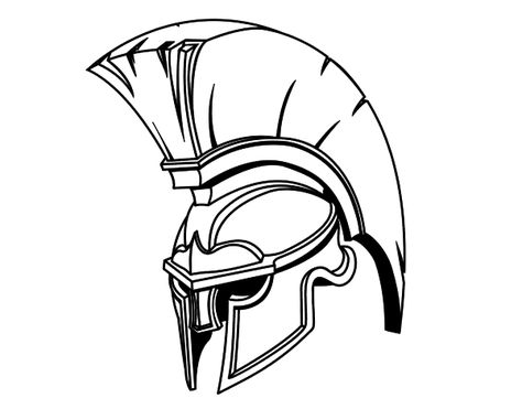 Roman Warrior Helmet coloring page to color, print or download. Color online with this game to color Cultures coloring pages  and you will be able to share and to create your own gallery online. Spartan Helmet Tattoo, Helmet Drawing, Greek Helmet, Super Mario Coloring Pages, Roman Helmet, Gladiator Helmet, Helmet Tattoo, Spartan Tattoo, Warrior Helmet