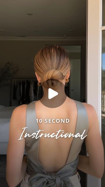 Nichole Ciotti on Instagram: "Breaking down how to create my 10-second low bun! 💖 #hair #hairtutorial #updo #hairstyles" Low Bun Hairstyles Tutorial, How To Bun, Bun Twist, Low Bun Tutorials, Low Bun Wedding Hair, Low Bun Updo, Cute Bun Hairstyles, Mini Bun, Stylish Ponytail