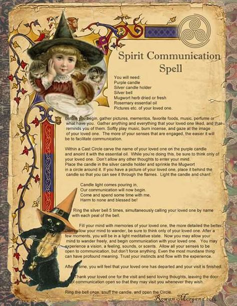 Spirit Communication Spell Communication Spell, Mugwort Herb, Wicca For Beginners, Hoodoo Spells, Silver Candle Holders, Spirit Communication, Purple Candles, Magic Spell Book, Wiccan Spell Book