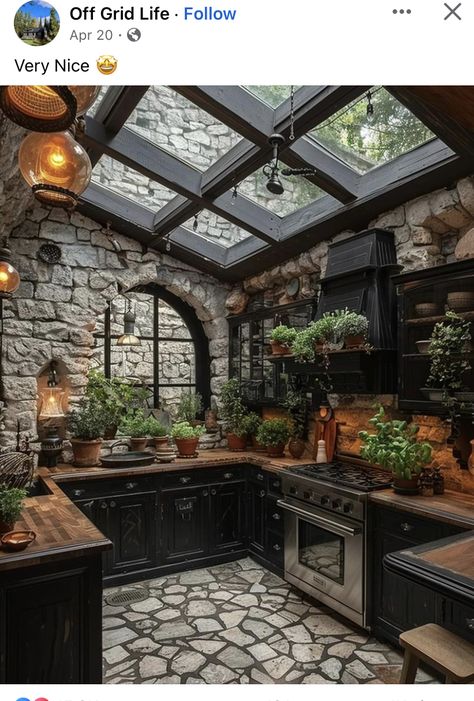 Modern Viking Aesthetic House, Medieval Castle Kitchen, Medieval Rich House, Gothic Cottagecore Aesthetic Kitchen, Castle Aesthetic Interior Kitchen, Dark Modern Home, Dream Life House, Modern Houses Interior, Colorado Homes