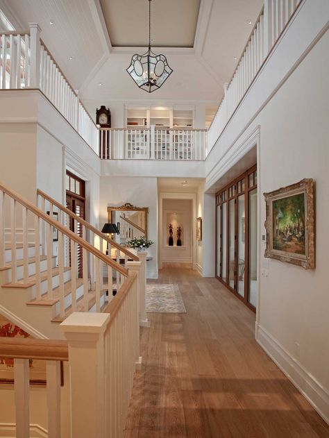 www.foresitehomes.com Wood Hallway, White Hallway, Coastal Kitchen, Dream House Rooms, Dream House Interior, Farmhouse Homes, Dream House Exterior, House Goals, Dream House Plans