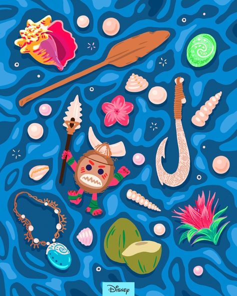 Consider these objects, and name that movie! | Instagram Disney Moana Art, Disney Pixar Characters, Models To Draw, Pixar Characters, Doodle Cartoon, Disney Phone Wallpaper, Disney Moana, Disney Aladdin, Pinturas Disney