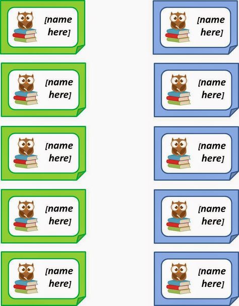 Name Tags Printable Templates, Kindergarten Name Tags, Owl Name Tags, Name Tags Printable, Cubby Tags, Statistics Math, Kindergarten Names, Name Tag For School, Nametags For Kids