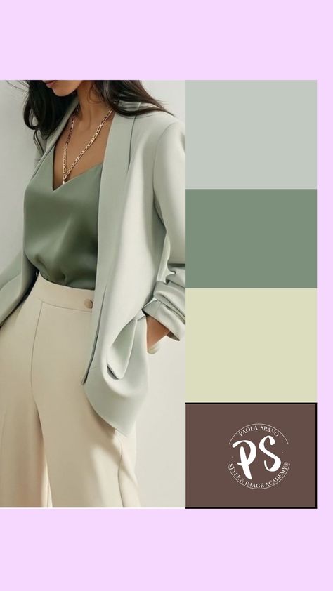 Sage Green Color Combinations, Colour Combinations Fashion, Look Office, Color Combos Outfit, Color Blocking Outfits, Color Combinations For Clothes, Looks Chic, Work Outfits Women, Professional Outfits