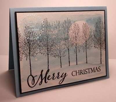 Simply Sara Stampin' ~ Sara Hoogendoorn: Winter Woods ~ A Stampin' Up! Card Stampin Up Winter Woods, Everyday Cards, Winter Woods, New Birthday, Card Catalog, Columbus Ga, Pumpkin Cards, Wood Card, Tree Stamp