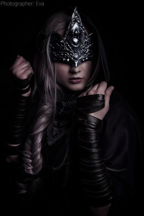 Fire Keeper, Dark Souls 3, Dark Souls, A Woman, Crown, Mask, Queen, Hair