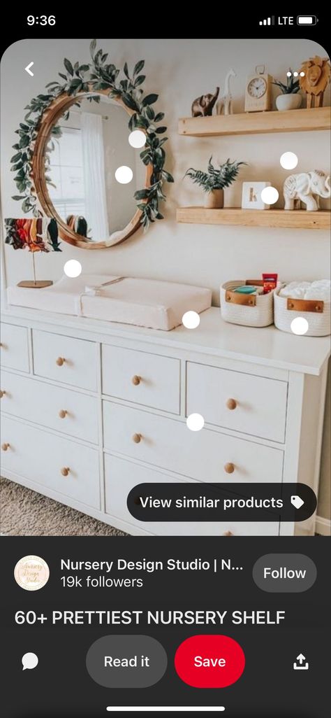 Floating Shelf Above Dresser, Above Dresser Wall Decor Nursery, Changing Table On Top Of Dresser, Shelf Over Dresser, Wall Decor Above Changing Table, Mirror And Shelves Above Changing Table, Floating Shelves Above Changing Table, Decor Above Dresser, Shelf Above Dresser