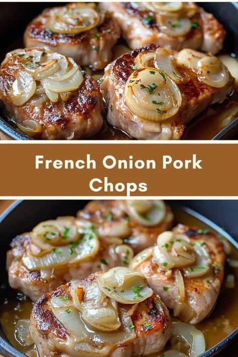 French Onion Pork Chops Trisha Yearwood Pork Chops And Rice, Sunday Dinner Ideas Pork Chops, Juiciest Pork Chops, Boiled Pork Chops, Healthy Pork Chop Recipes Low Carb, Instant Pork Chops, Onion Soup Mix Recipe Pork Chops, Healthy Stuffed Pork Chops, Pork Chops And Cauliflower