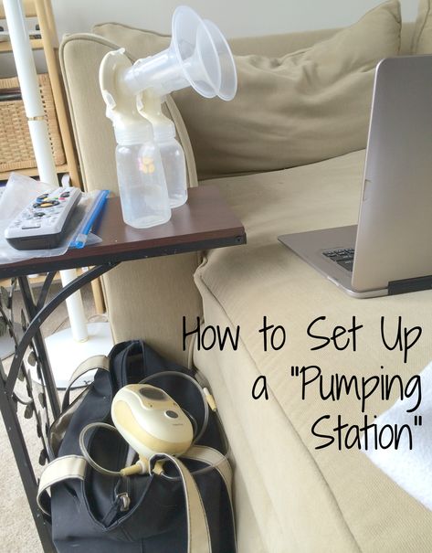 One thing that can make exclusively pumping much easier is having “pumping station” set up at home (or any place that you pump regularly). Even though it’s likely that you have a de facto pumping station already (given that you currently are spending what feels like 70% of your life attached to your breast pump), it’s worth thinking about … Exclusively Pumping Schedule, Baby Feeding Timeline, Lactation Room, Exclusive Pumping, What To Think About, Pumping Station, Pregnant Girl, Pumping Tips, Pumping Schedule