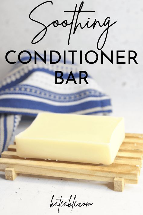 Easy 5-Ingredient DIY Conditioner Bar Recipe - Homemade Conditioner Bar, Diy Conditioner Bar, Conditioner Bar Recipe, Natural Shampoo Diy, Hair Conditioner Recipe, Homemade Hair Conditioner, How To Make Shampoo, Diy Shampoo Bar, Homemade Shampoo Bar