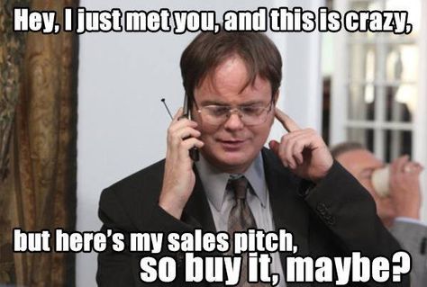 The perfect sales pitch takes research and development. Sales Meme, Sales Humor, Insurance Marketing, Sales Pitch, Insurance Agent, Hockey Mom, Work Memes, Network Marketing, Digital Marketing Agency