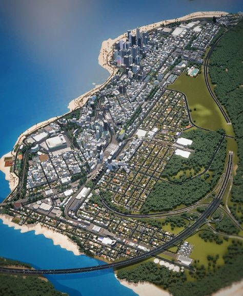 CitiesSkylinesWorld’s Instagram post: “Watch the growth of this city at my YouTube channel 🤓 #citiesskylines #citiesskylinesgame @citiesskylines” City Skylines Road Layout Ideas, City Skylines Layout Ideas, Cities Skylines 2 Layout Ideas, Cities Skylines Ideas, Cities Skylines Industry Layout, Cities Skylines Road Layout, Cities Skylines Layout Ideas, Futurism Architecture, City Skylines Game