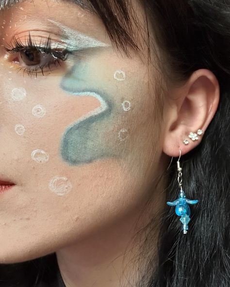 i’ve created this account to show myself in my way through makeup, photos, arty things, diy projects and anything else that may come.😌 this look is inspired by a magazine front cover. i imagined it as myself as a mythical underwater creature. and of course had to include the earrings (also handmade!) #makeup #makeupartist #diycrafts #diy #goth #gothaesthetic #instagram #underwater #underwatermakeup #sea #handmadejewelry Magazine Front Cover, Makeup Photos, Handmade Makeup, Underwater Creatures, Goth Aesthetic, A Magazine, Show Me, My Way, Diy Projects