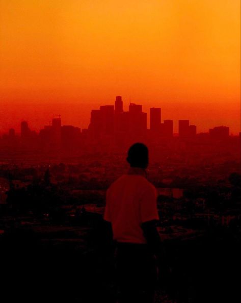 Printed Photo, New Gods, Man Standing, Blue Hour, City Limits, Cinematic Photography, Cairo, Cinematography, Film Photography