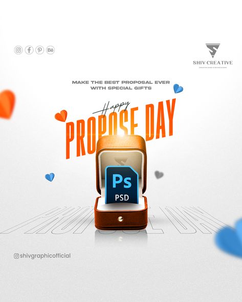 Happy Propose Day | Social Media Creative ads | Shiv Creative
Social Media Creative Post | #proposeday #happyproposedaypost #creativeproposedayads
#socialmediaads #socialmediapost #brand #budget #budget2023 #brandidentity #creativepost #socialmediapost #branding #brandingpost #socialmediabranding #shivcreative #shivgraphicdesigner Propose Day Creative Ads, Contest Alert Creative Ads, Course Creative Ads, 2023 Social Media Post, Social Media Creative Post, Social Media Creative Ads, Social Media Creative, Happy Propose Day, Creative Post