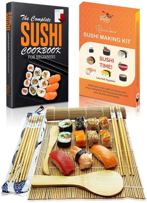 Sushi Making Kit, Make Your Own Sushi, Sushi Kit, Sushi Making, Japan Sushi, Sushi At Home, Diy Sushi, Sushi Maker, Book Guide