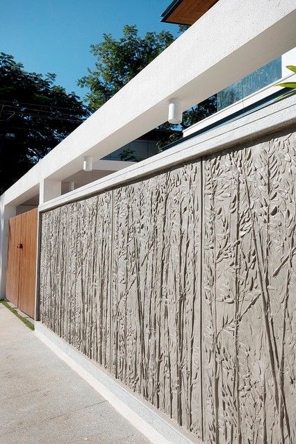 Boundry Wall, Boundary Wall Design, Arsitektur Art Deco, Fence Wall Design, Compound Wall Design, Gate Wall Design, Front Wall Design, Feature Wall Design, Exterior Wall Tiles