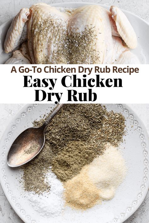 Bbq Chicken Dry Rub, Bbq Chicken Rub, Chicken Rub Recipes, Easy Smoker Recipes, Smoked Whole Chicken, Dry Rub For Chicken, Easy Bbq Chicken, Bbq Dry Rub, Chicken Rub