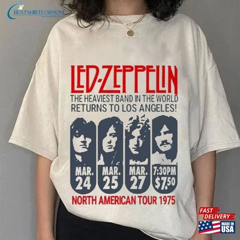 Led Zeppelin North America Tour Band T-Shirt Vintage Rock Shirt Hoodie Classic Check more at https://bestshirtformom.com/product/led-zeppelin-north-america-tour-band-t-shirt-vintage-rock-shirt-hoodie-classic/ Led Zeppelin Aesthetic, Zeppelin Aesthetic, Vintage Rock Shirt, Aesthetic Tshirt, Vintage Rock, Rock Shirts, Led Zeppelin, Zeppelin, North American