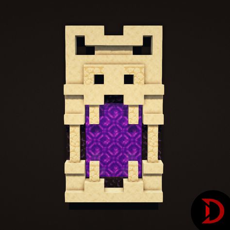 Minecraft Tool Shop Ideas, Desert Nether Portal Design, Hanging Nether Portal Minecraft, Cute Minecraft Portal Ideas, Geode Nether Portal, Portal Do Nether Minecraft Ideias, Minecraft Portals Ideas, Minecraft Desert Nether Portal, Small Nether Portal Design