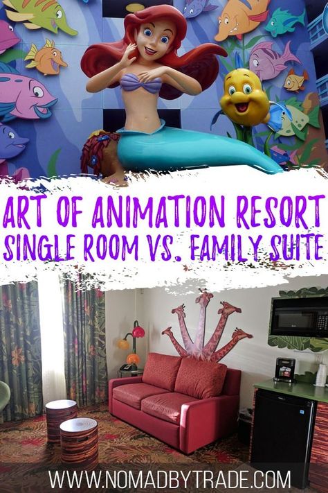 Art of Animation is one of the best Disney World hotels for families. With the best Disney pool, family suites, and fun statues, you'll love this Disney World resort. When picking a Disney hotel, don't miss this Disney Value resort with family suites, Little Mermaid rooms, Lion King rooms, Finding Nemo rooms, and Cars rooms. #Disney #DisneyWorld #DisneyHotel #DisneyParks #DisneyTips #Florida #USA Mermaid Rooms, Faces Anatomy, Art Of Animation Disney World, Little Mermaid Room, Disney Value Resorts, Concept Art Landscape, Disney Hotel, Disney Art Of Animation, Rolf Armstrong