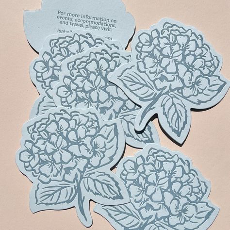 Cricut Embossed Wedding Invitations, Save The Date Hydrangea, Hydrangeas Illustration, Colorplan Papers, Hydrangea Invitation, Hydrangea Illustration, Illustrated Wedding Invitations, Wedding Graphics, Hydrangeas Wedding