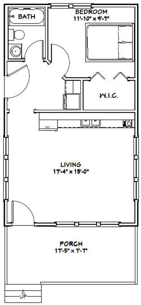 Small House Layout Small House Floor Plans, Tiny House Floor Plans, Floor Plan Layout, Garage Plans, Cabin Plans, Cottage House Plans, Tiny House Living, Tiny House Plans, Shed Plans