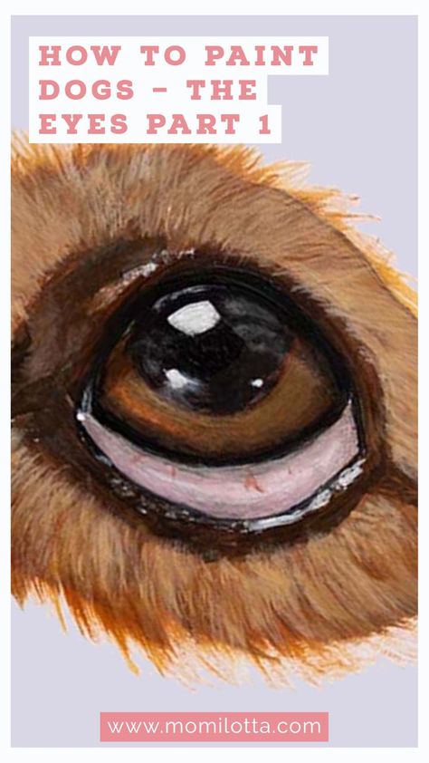 This post is the first in a series about how I paint dogs. It is just a guide to help you on your artistic path. It is not intended to be the definitive guide. It is, from my experience, what I have learned these years. and several things to consider before painting them. In this first part, we will see the part of the eye and several things to consider before painting them. Dogs Eyes Painting, Acrylic Painting Dogs Pet Portraits, How To Paint Dog Eyes Acrylic, Animal Eyes Painting, How To Paint Dogs Eyes, Dog Eyes Painting, How To Paint Dogs Acrylic, Painting Dog Eyes, Painting Dogs Acrylic